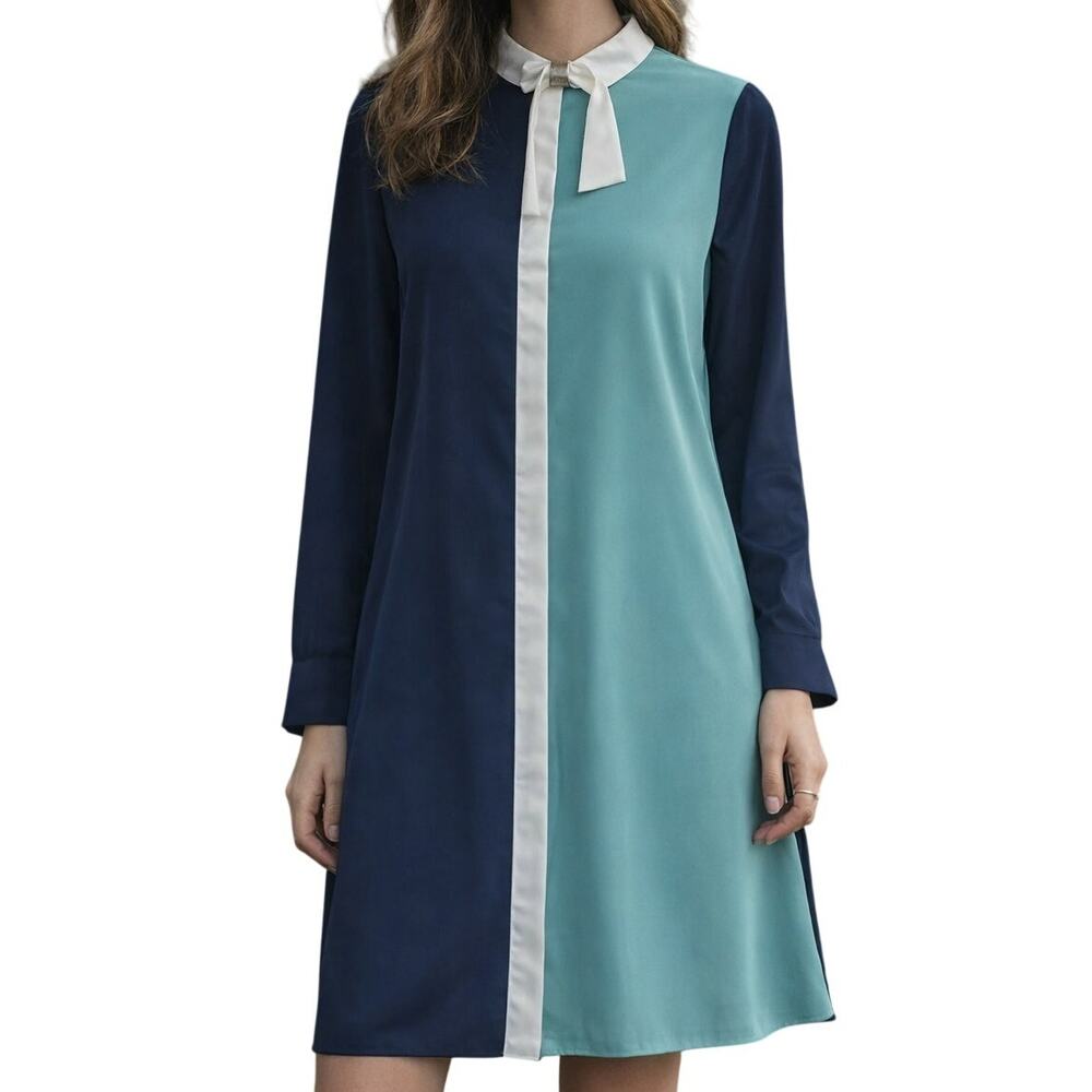 Vintage Kayra Shirt Dress Womens EU 40 US 8 Office Career Chic Relaxed Fit